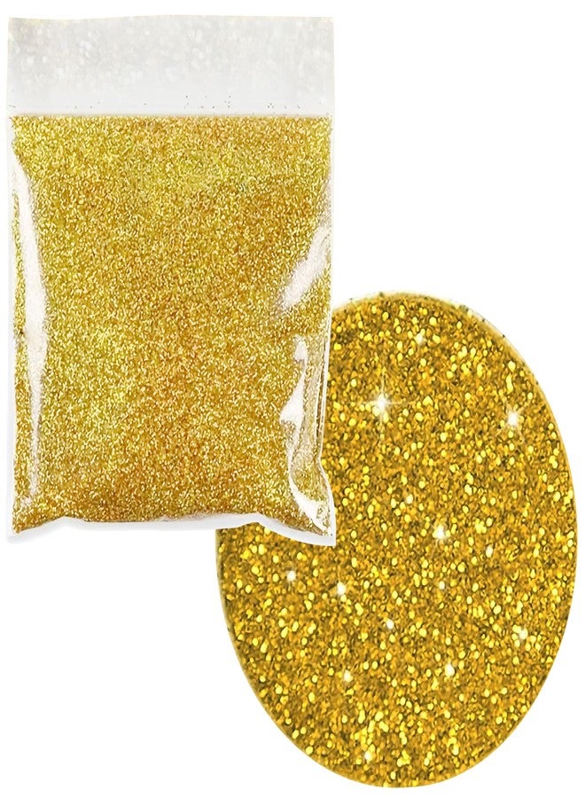 INDIKONB Sparkle Fine Glitter Dust Powder for Art & Craft | Multicolor Chamki Glitters for Resin Art, Nail Art, Scrapbooking, Candle Making (Gold) - Image 1